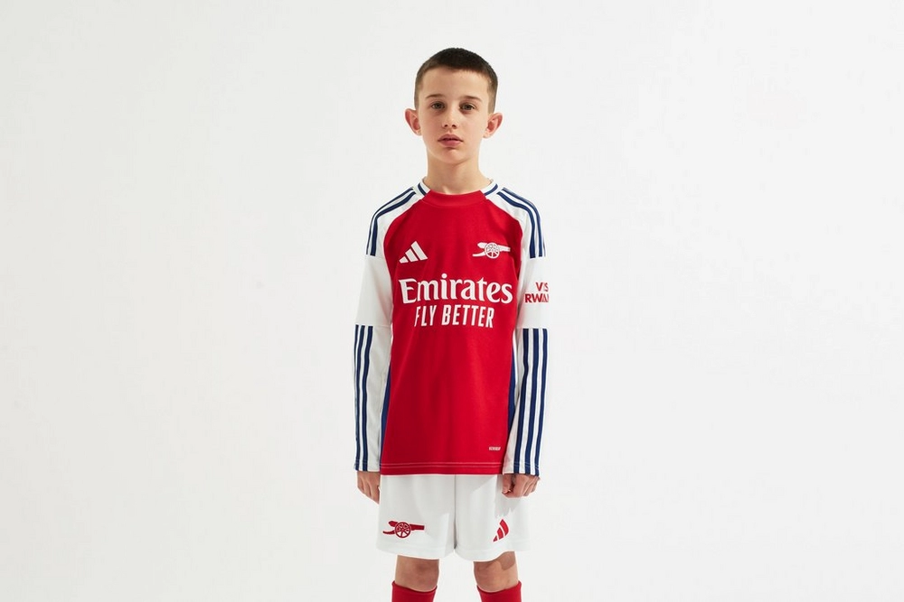 Entdecken Sie die besten arsenal adidas kinder 2425 heim-langarmtrikot mit individuellem aufdruck Kategorien